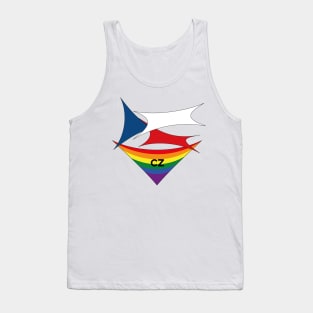 Czech Republic pride flag Tank Top